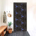 Triangle Relief Futuristic 3D Optical Effect Door Sticker