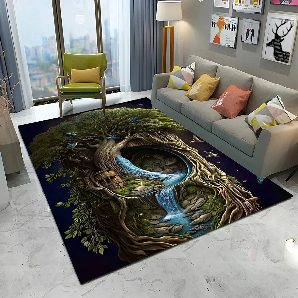 Yggdrasil Enchanted Grove Area Rug