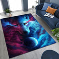 Wolf Nebula Eye Area Rug
