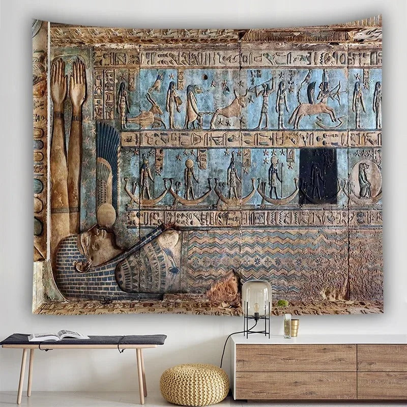 Dendera Temple Relief Tapestry