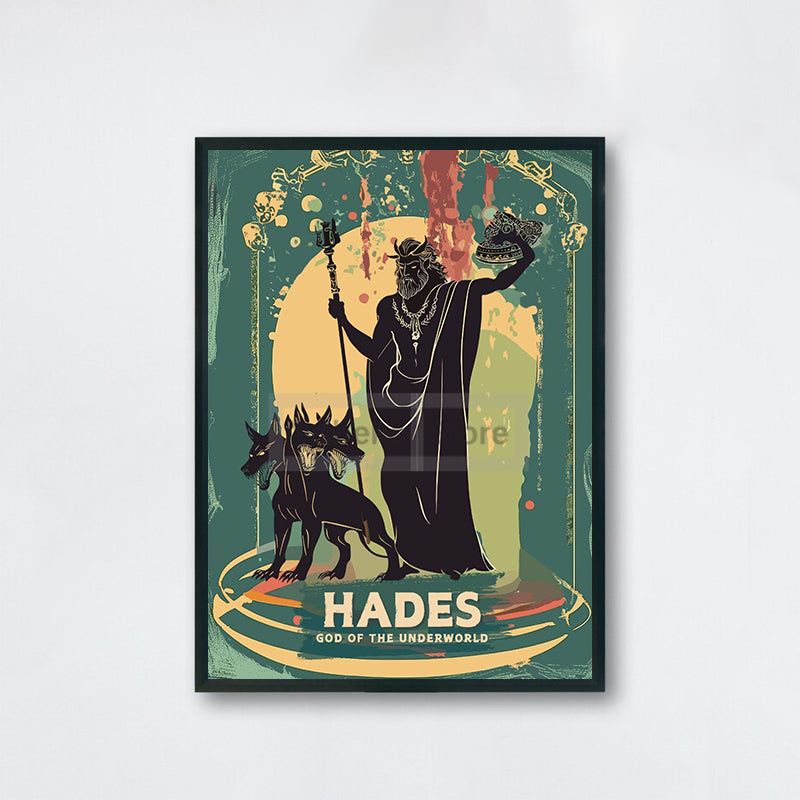 Hades Greek God Canvas