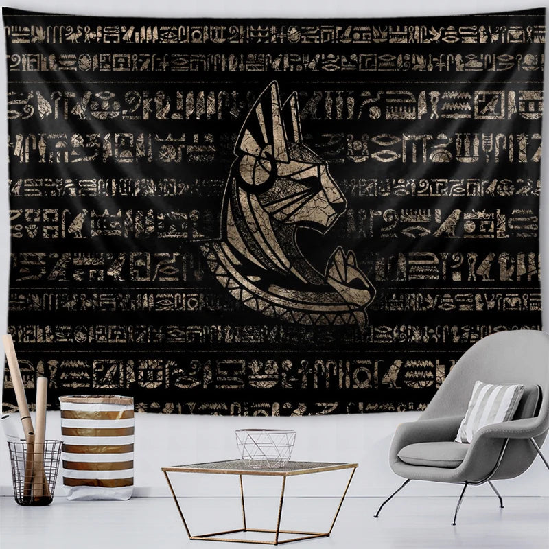 Anubis Shadow Tapestry
