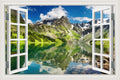 Emerald Lake 3D Window Effect Wall Sticker