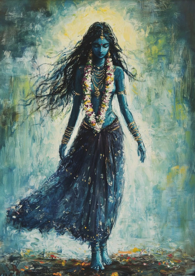 Ethereal Walk Kali Canvas