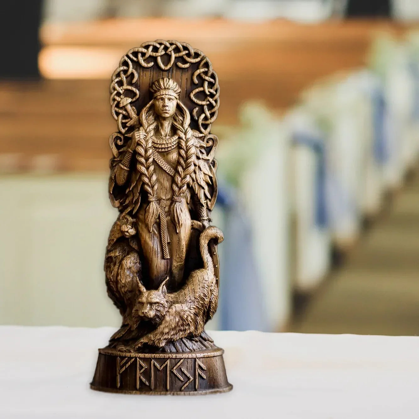 Ancient Nordic Freyja Sculpture