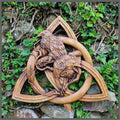 Nordic Raven Trinity Ancient Viking Wall Sculpture