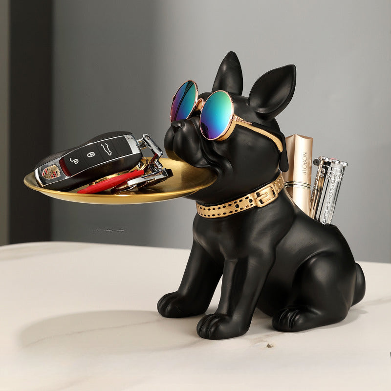 Cute Dog Tray & Pen Holder