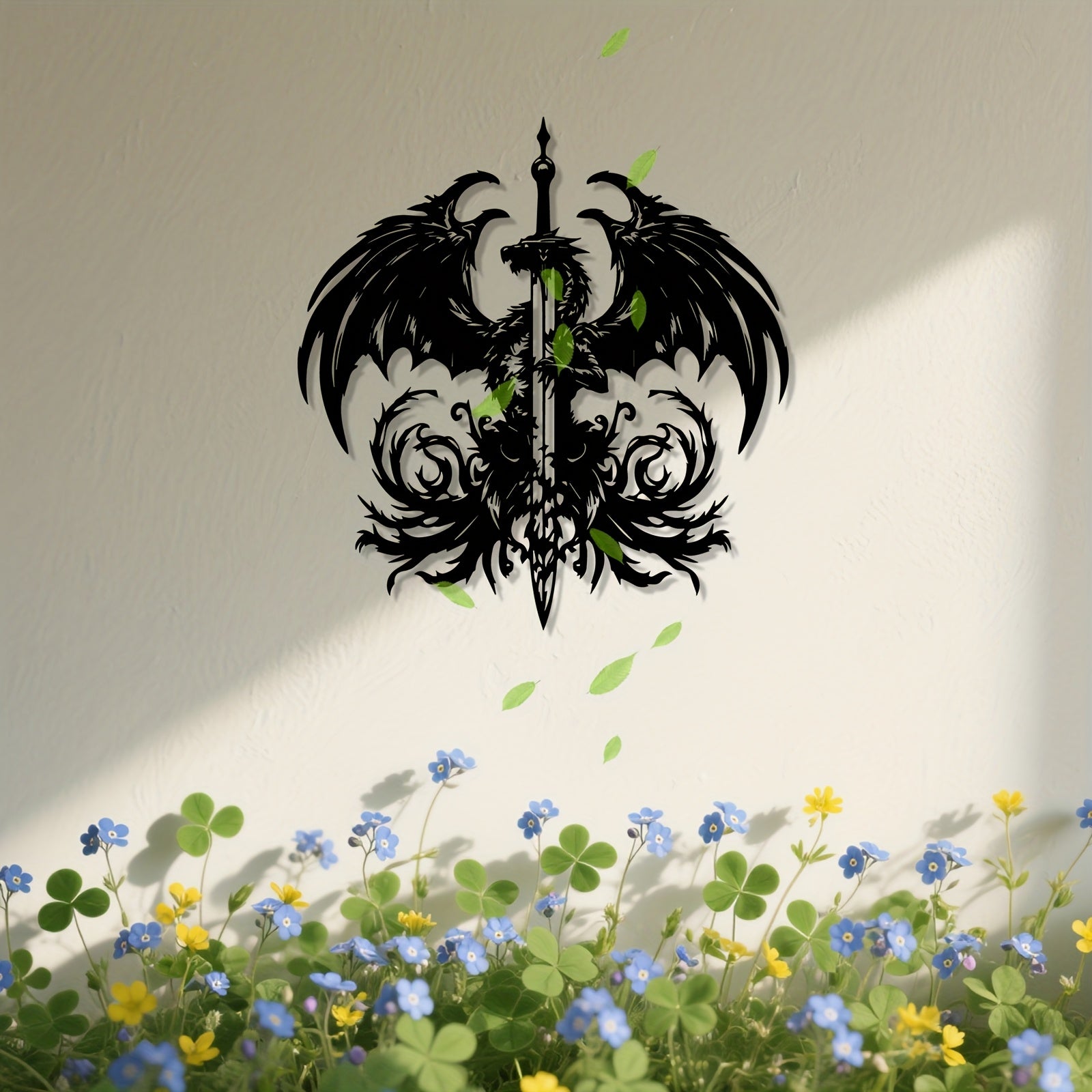 Dragon Sword Metal Wall Art