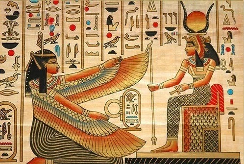 Winged Isis Canvas
