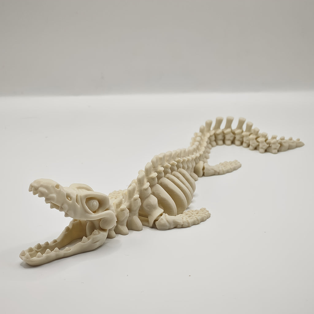 Alligator Skeleton Aquarium Ornament