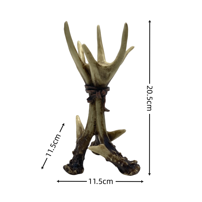 Deer Antlers Candlestick Holder