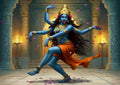 Temple Dance Kali Canvas