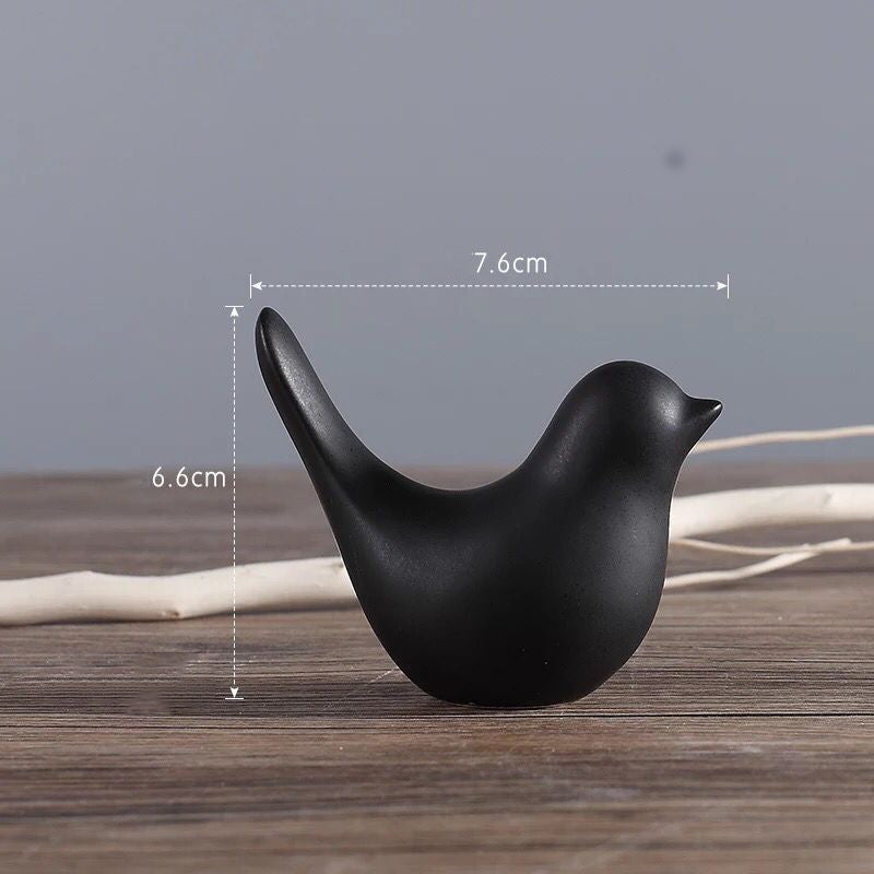 Cute Nordic Bird Family Ceramic