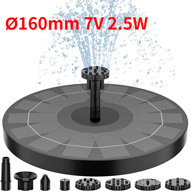 Autonomous Solar Fountain Decoration