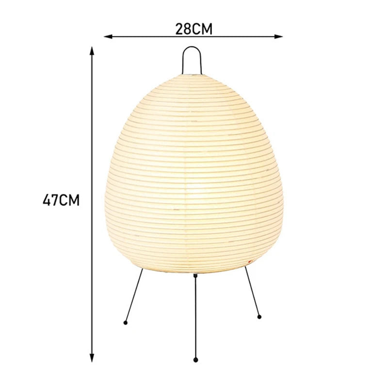 Wabi Sabi Nordic Rice Paper Lamp