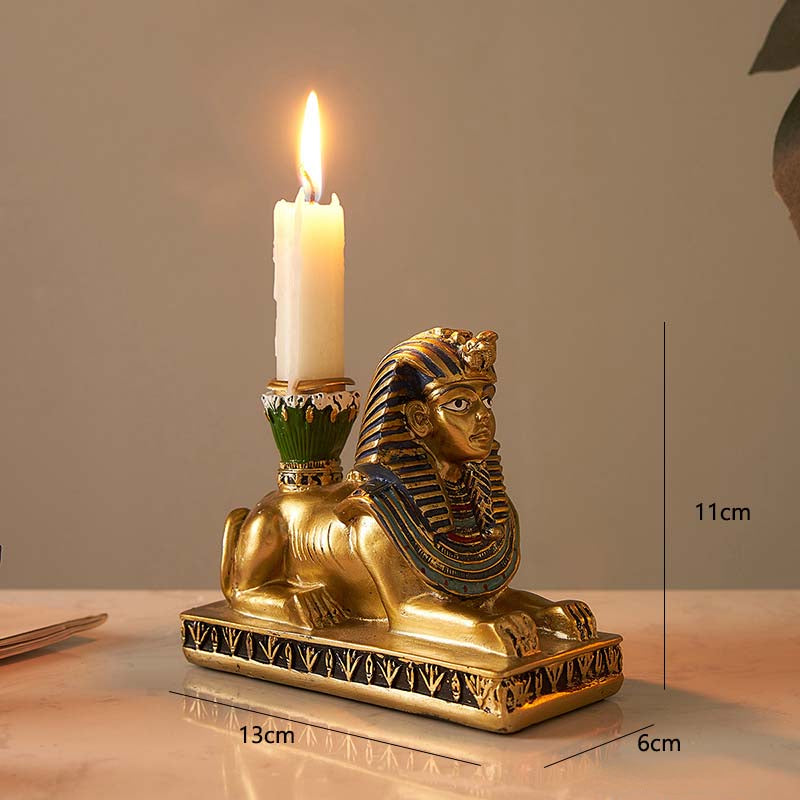 Sphynx Nephtis Anubis Candle Stick Holders