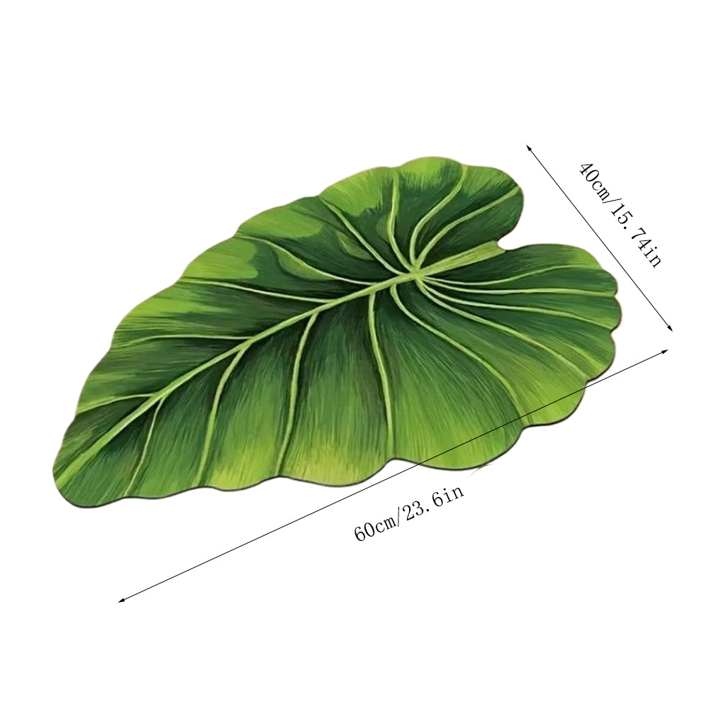 Leaf Shape Diatomite Absorbent Bath Mat