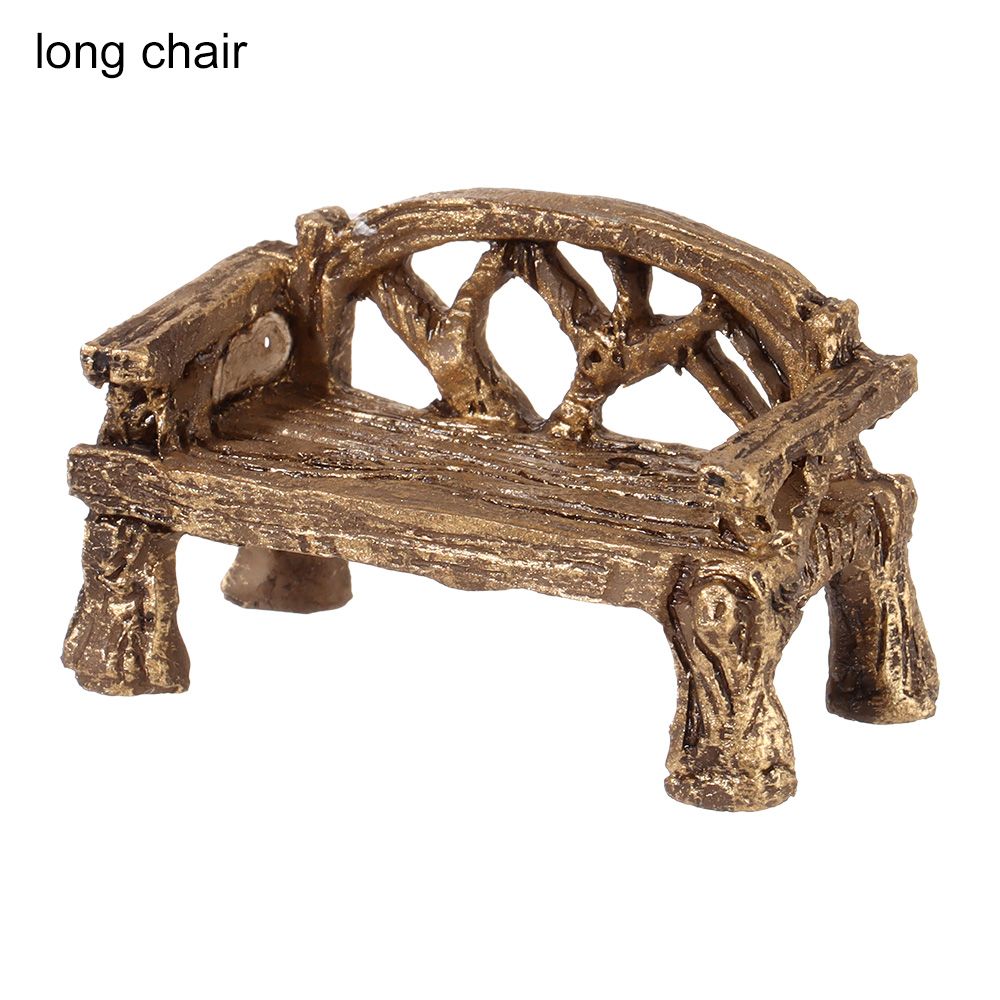 Mini Tree Stump Table & Chairs Garden Decoration Set