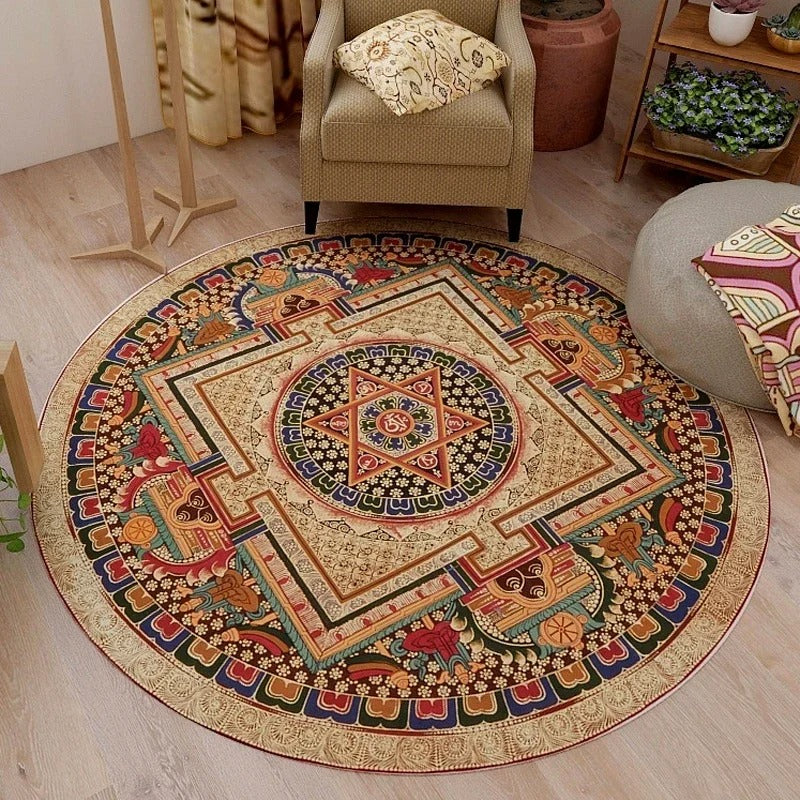 Persian Mandala Round Rug