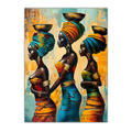 Harvest Bearers African Women Canvas