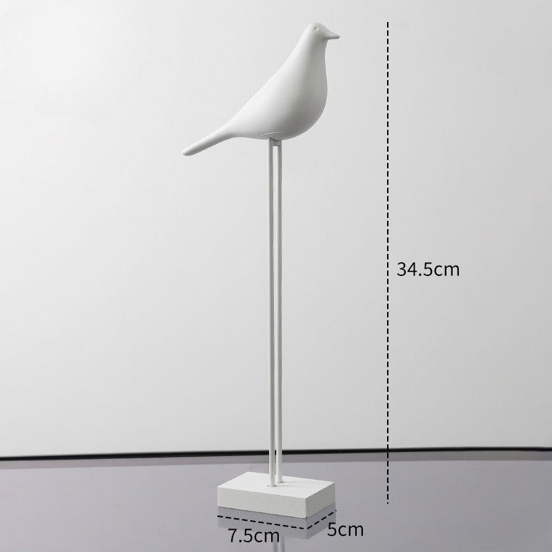 Nordic Minimalist Bird Sculpture