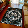 Viking Valknut Runic Area Rug