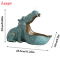 Cute Hippo Tray Sculpture
