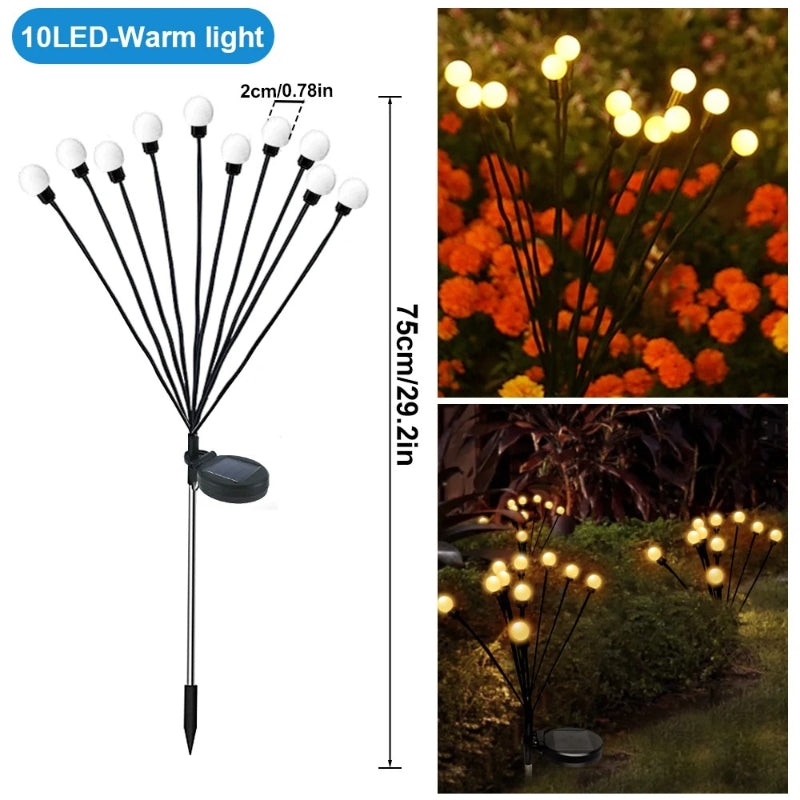 Color Changing Flower LED Garden Lights Decoration