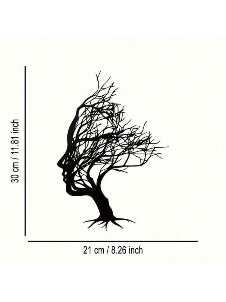 Mind Tree Silhouette Wall Art