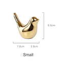 Cute Nordic Golden Bird Family