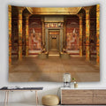 Egyptian Temple Interior Tapestry