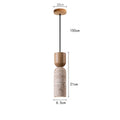 Nordic Travertine Drop LED Pendant Light