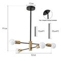 Nordic Sputnik Opal Globe LED Chandelier