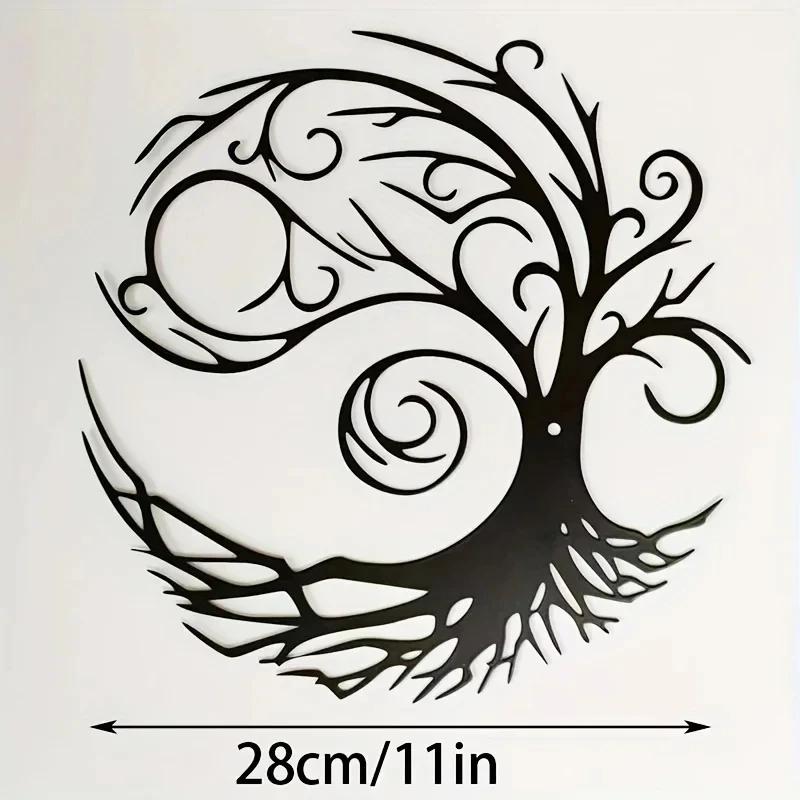Minimalist Nordic Tree Metal Wall Art