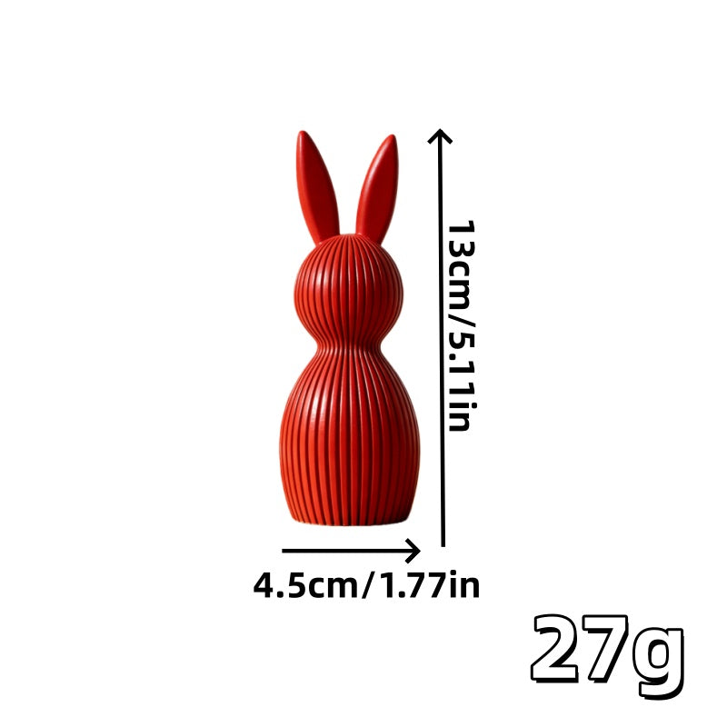 Nordic Minimalist Bunny Statue
