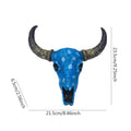 Mosaic Bull Skull Wall Decor