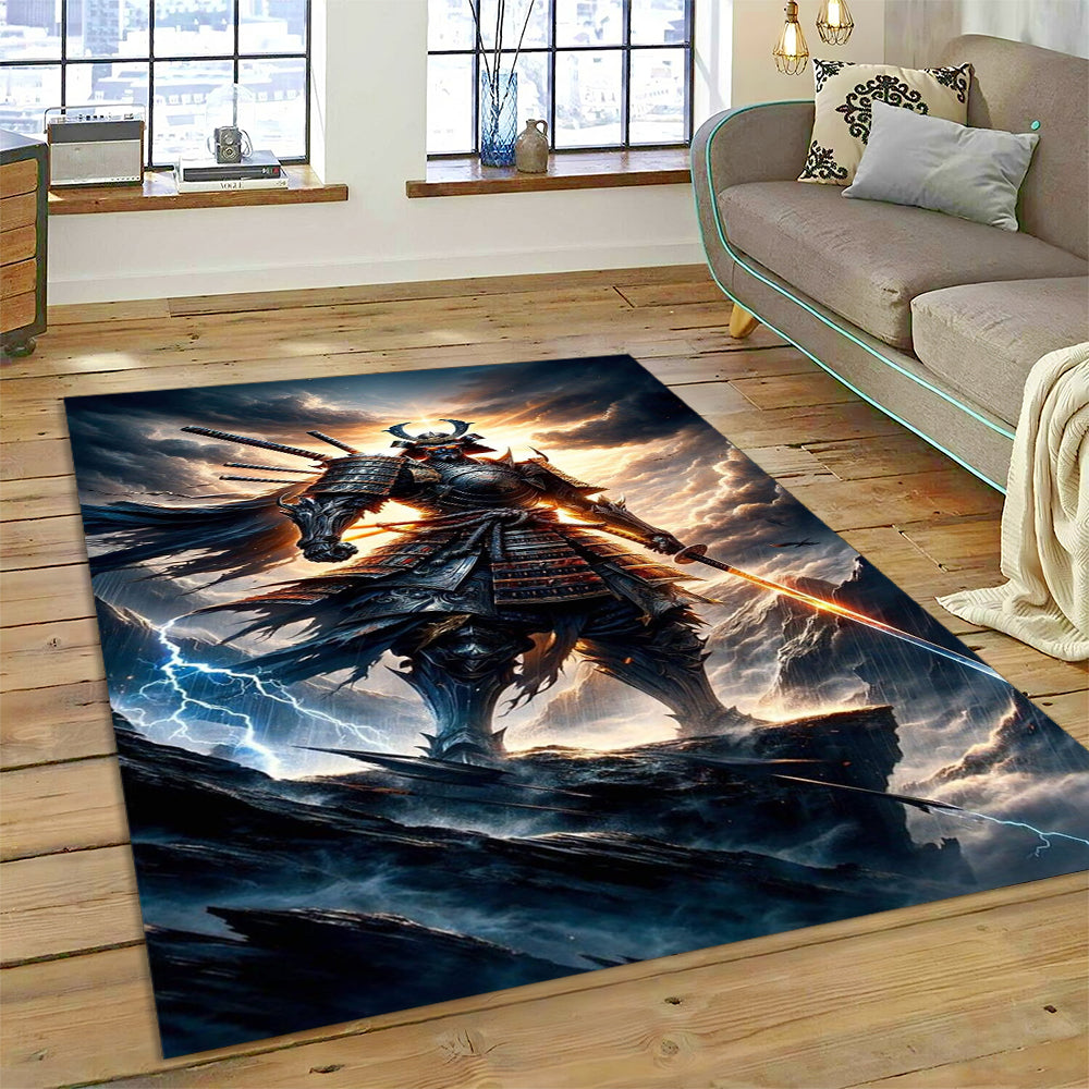 Samurai Storm Conquest Area Rug
