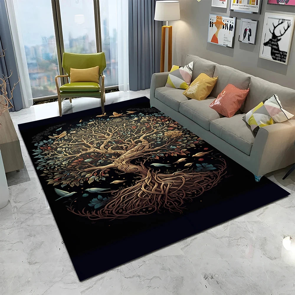 Yggdrasil Dark Canopy Area Rug
