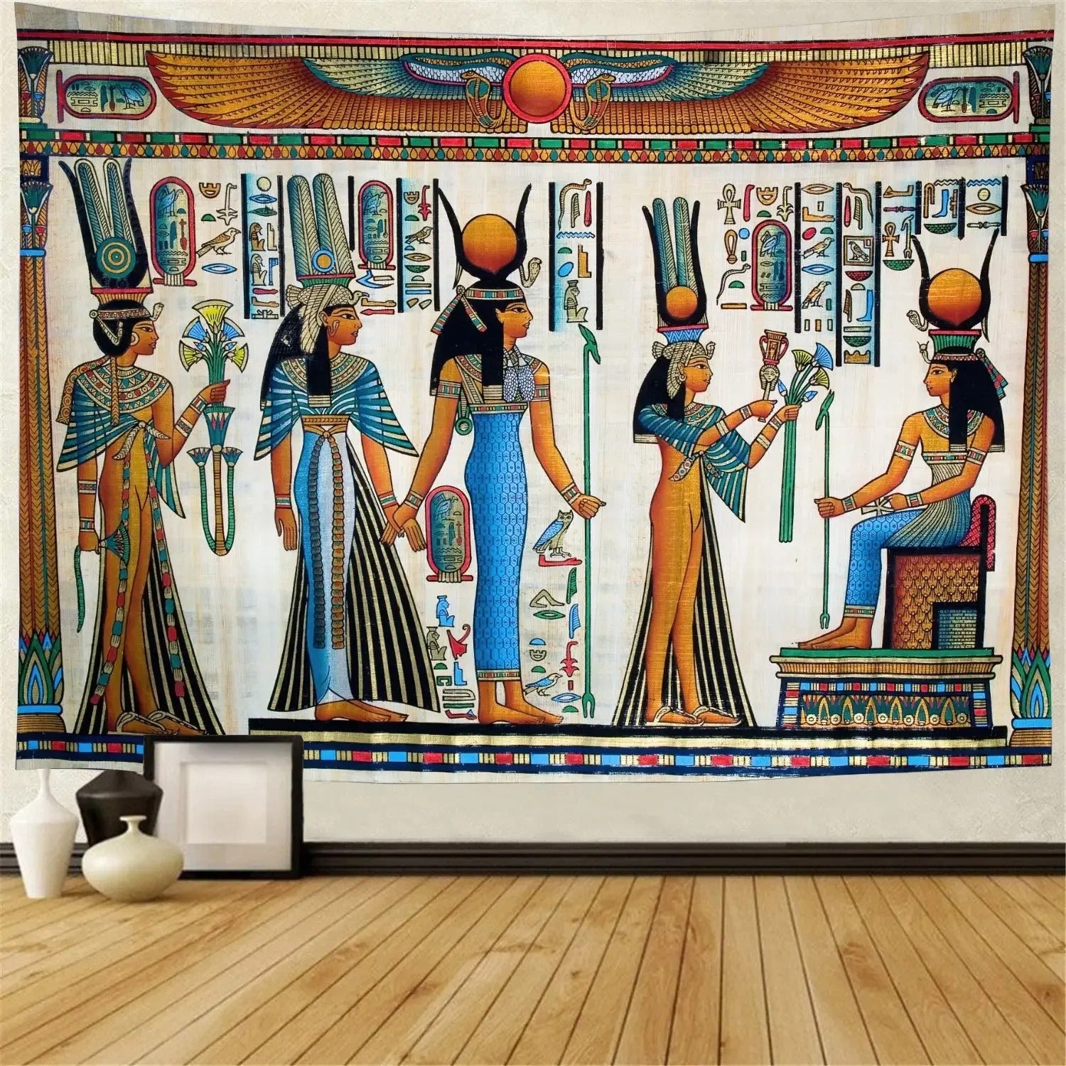Egyptian Queens Procession Tapestry