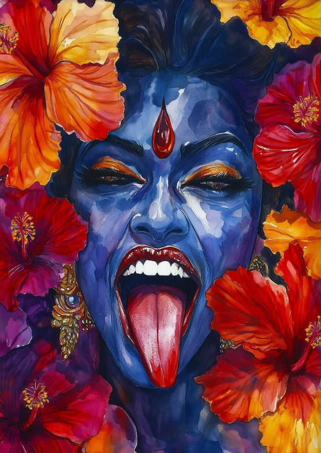 Hibiscus Bloom Kali Canvas