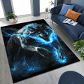 Wolf Blue Thunder Lunge Area Rug