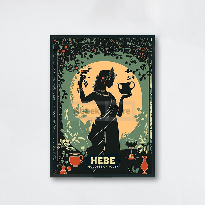 Hebe Greek Goddess Canvas