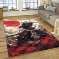 Samurai Spider Lily Wrath Area Rug