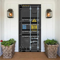 Industrial Container 3D Optical Effect Door Sticker
