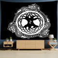 Yggdrasil Dragon Serpent Tapestry