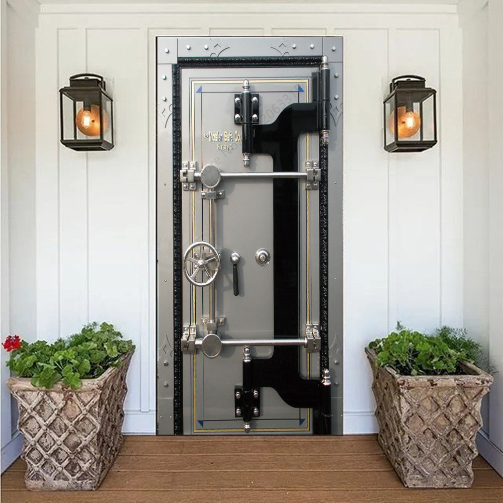 Monster Safe 3D Optical Effect Door Sticker