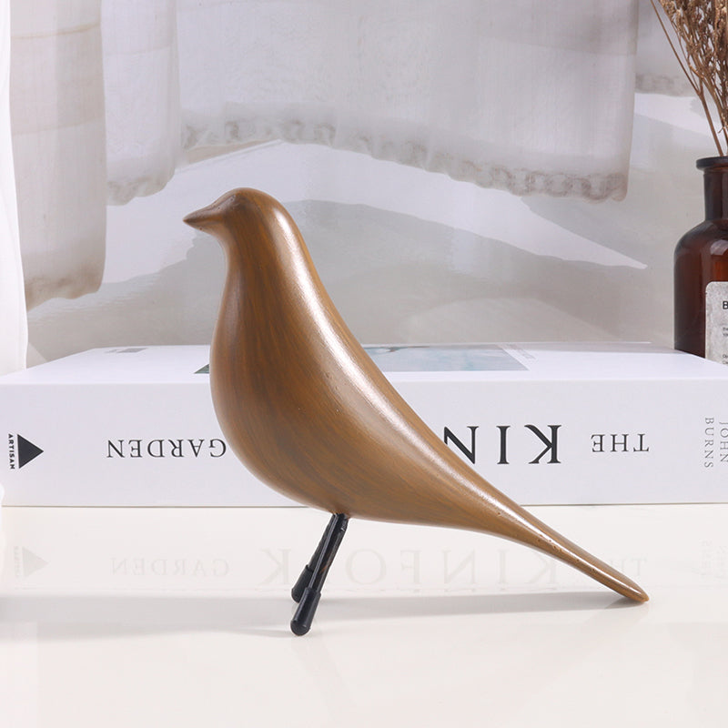Modern Nordic Bird Sculpture