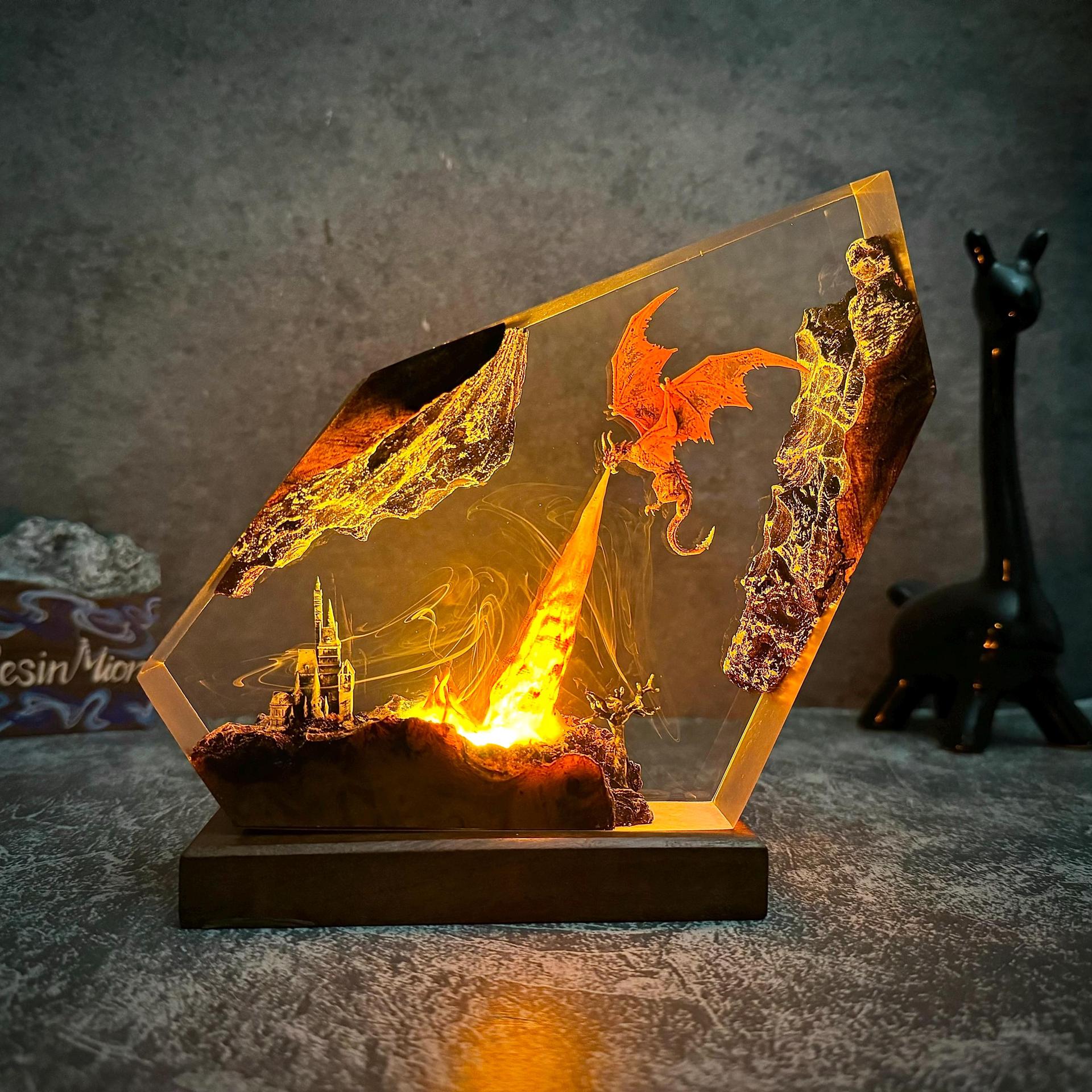 Dragon Ember Portal LED Lamp