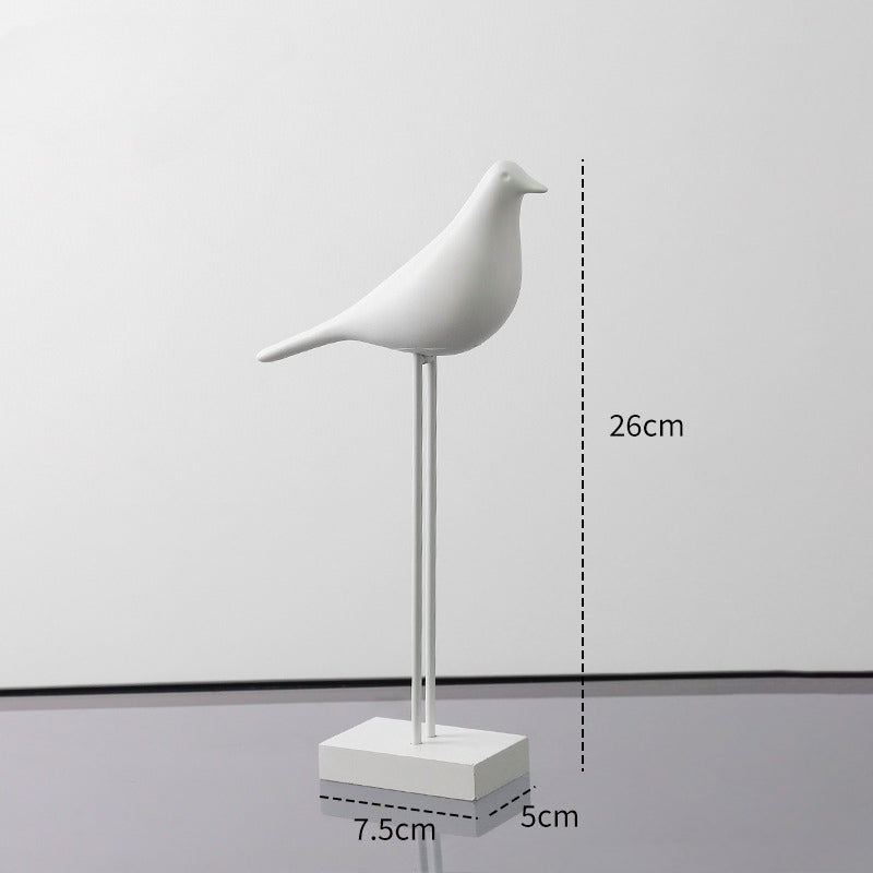 Nordic Minimalist Bird Sculpture