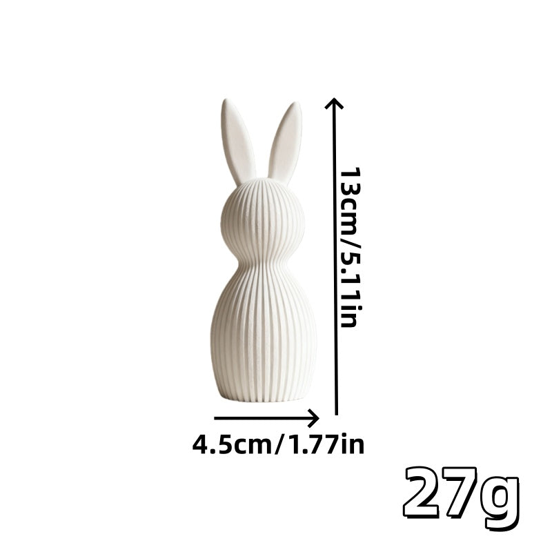 Nordic Minimalist Bunny Statue
